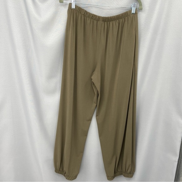Planet by Lauren G Pull On Balloon Style Joggers Pants Olive Size 2 US 10-14 - Picture 5 of 7